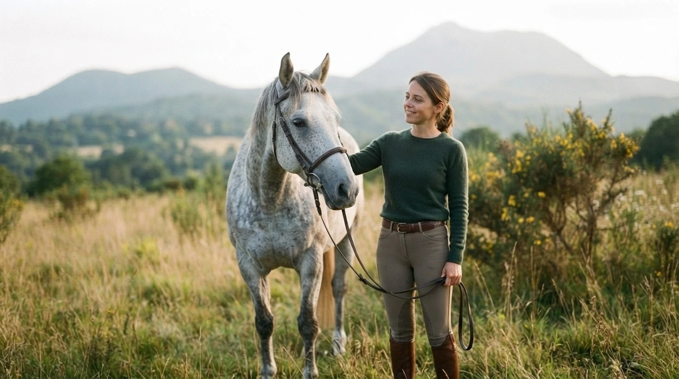 Cours d'équitation à Vic-le-Comte, Puy-de-Dôme