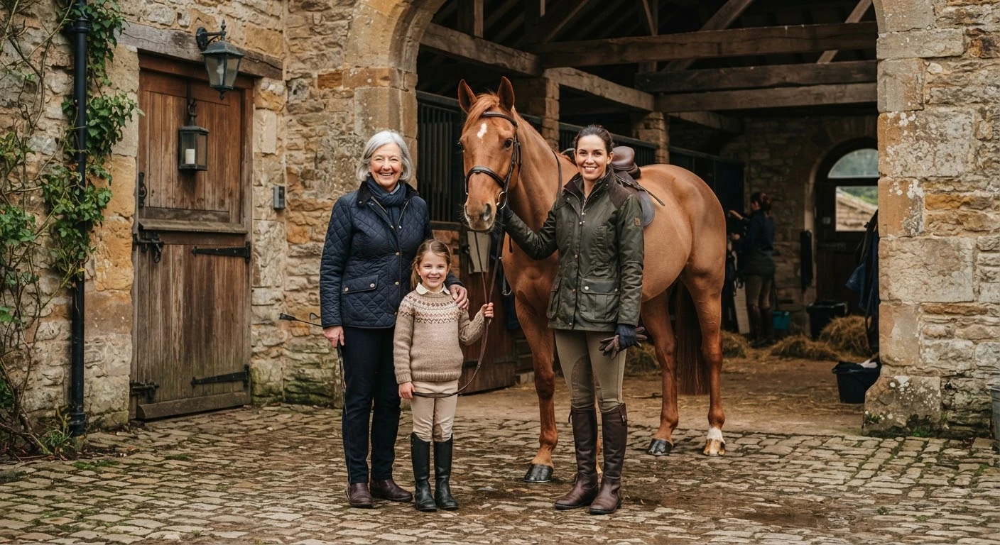 L'équipe du Domaine d’Epona, centre équestre à Vic-le-Comte