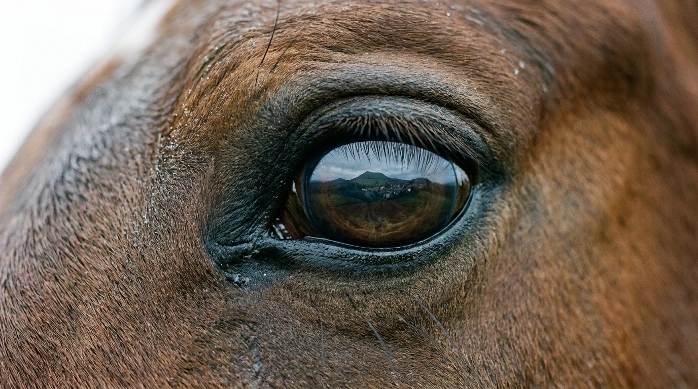 Un regard de cheval au Domaine d’Epona, Vic-le-Comte